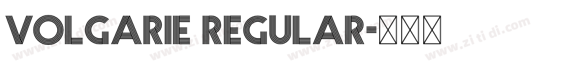 Volgarie Regular字体转换